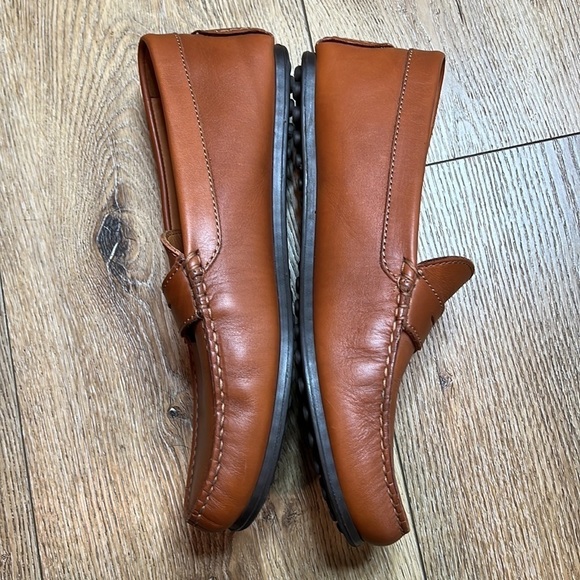 M. Gemi Leather Moccasin in Saddle Brown Size 42.5/9.5 - Picture 2 of 8